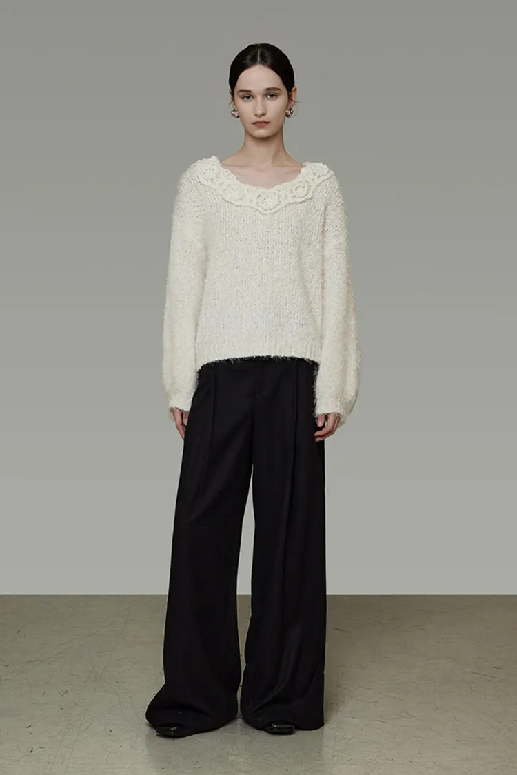 Women's 3D Lace Sweate